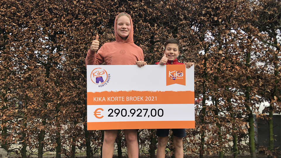 KiKa Korte broek opbrengst